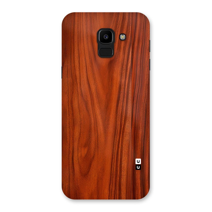 Wooden Texture Printed Back Case for Galaxy J6