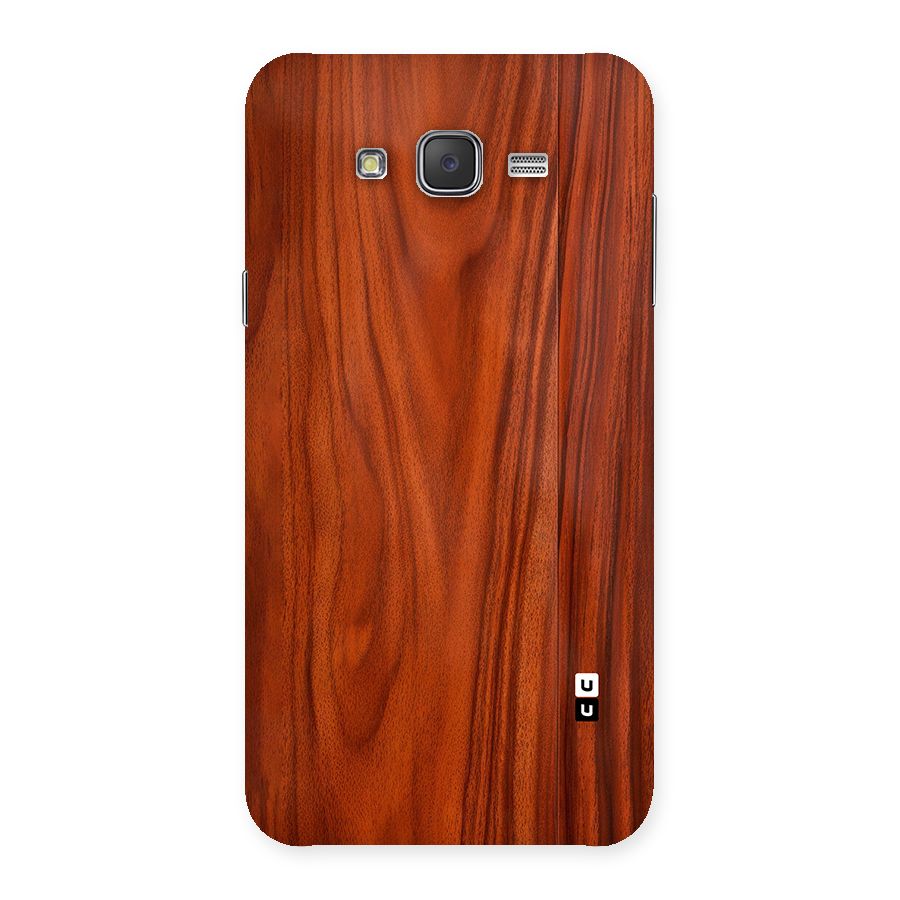 Wooden Texture Printed Back Case for Galaxy J7