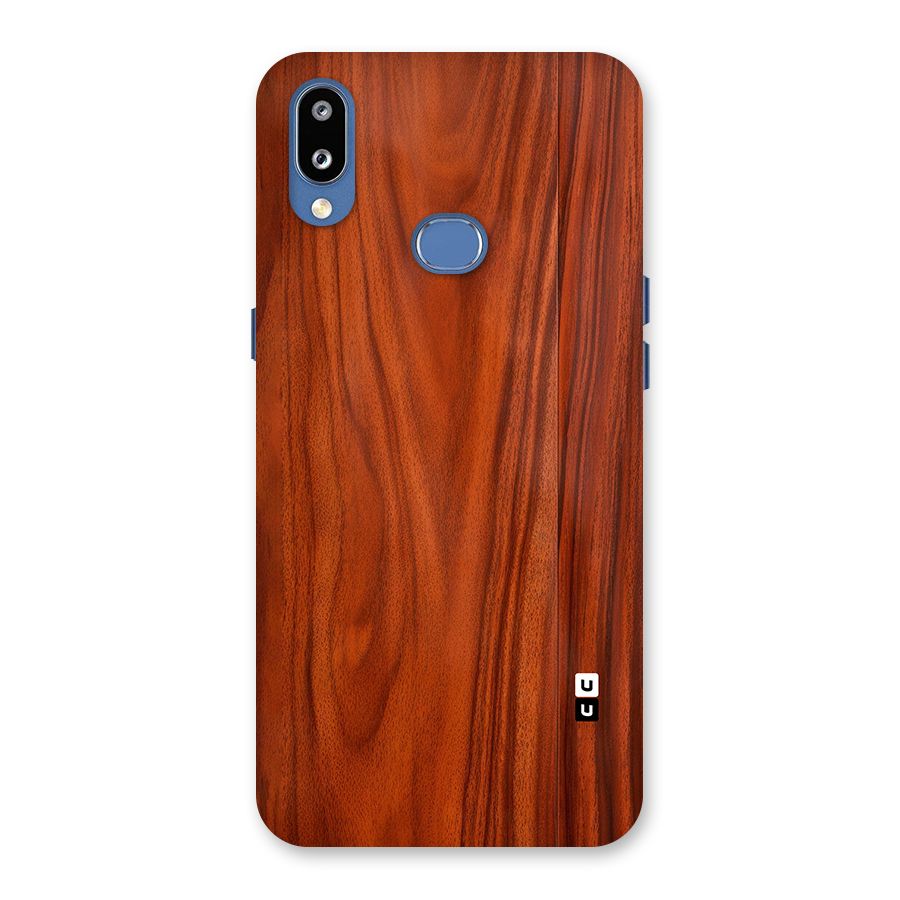 Wooden Texture Printed Back Case for Galaxy M01s