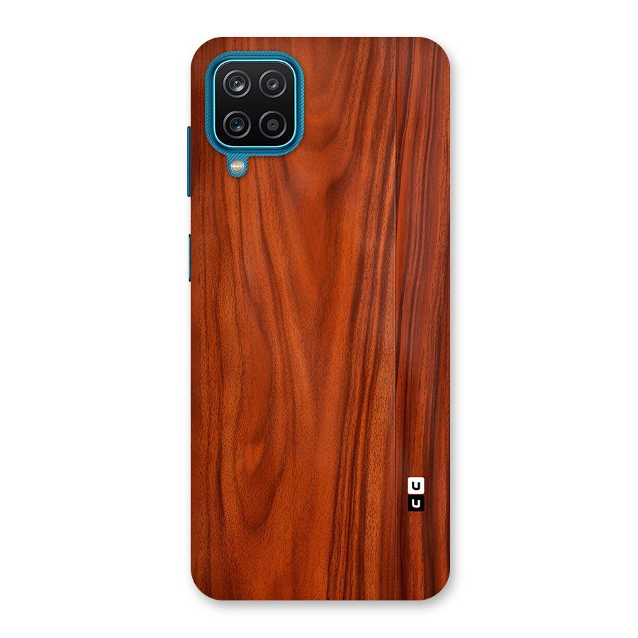 Wooden Texture Printed Back Case for Galaxy M12