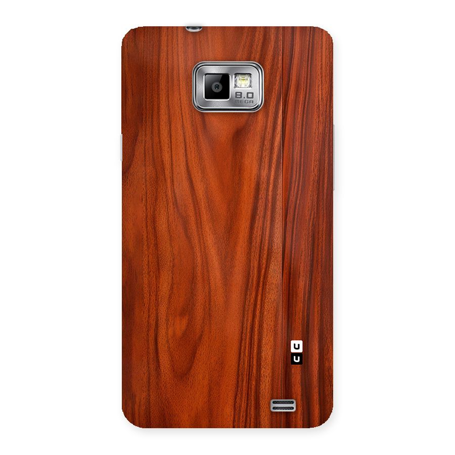 Wooden Texture Printed Back Case for Galaxy S2