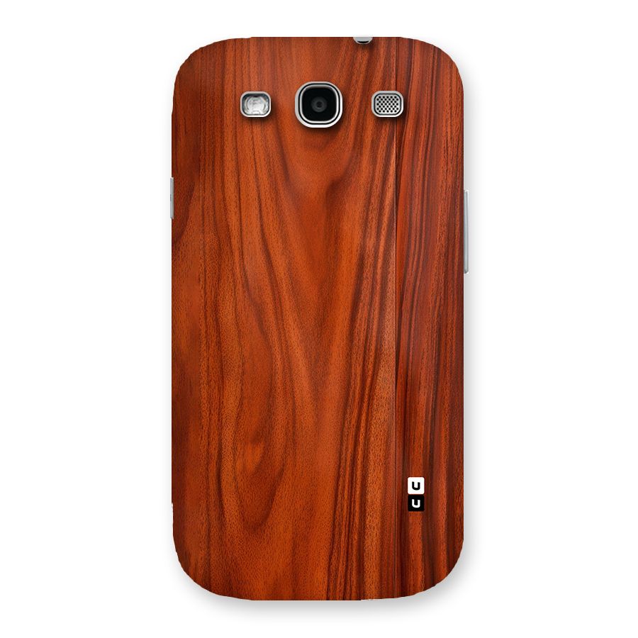 Wooden Texture Printed Back Case for Galaxy S3