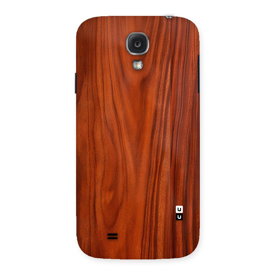 Wooden Texture Printed Back Case for Galaxy S4