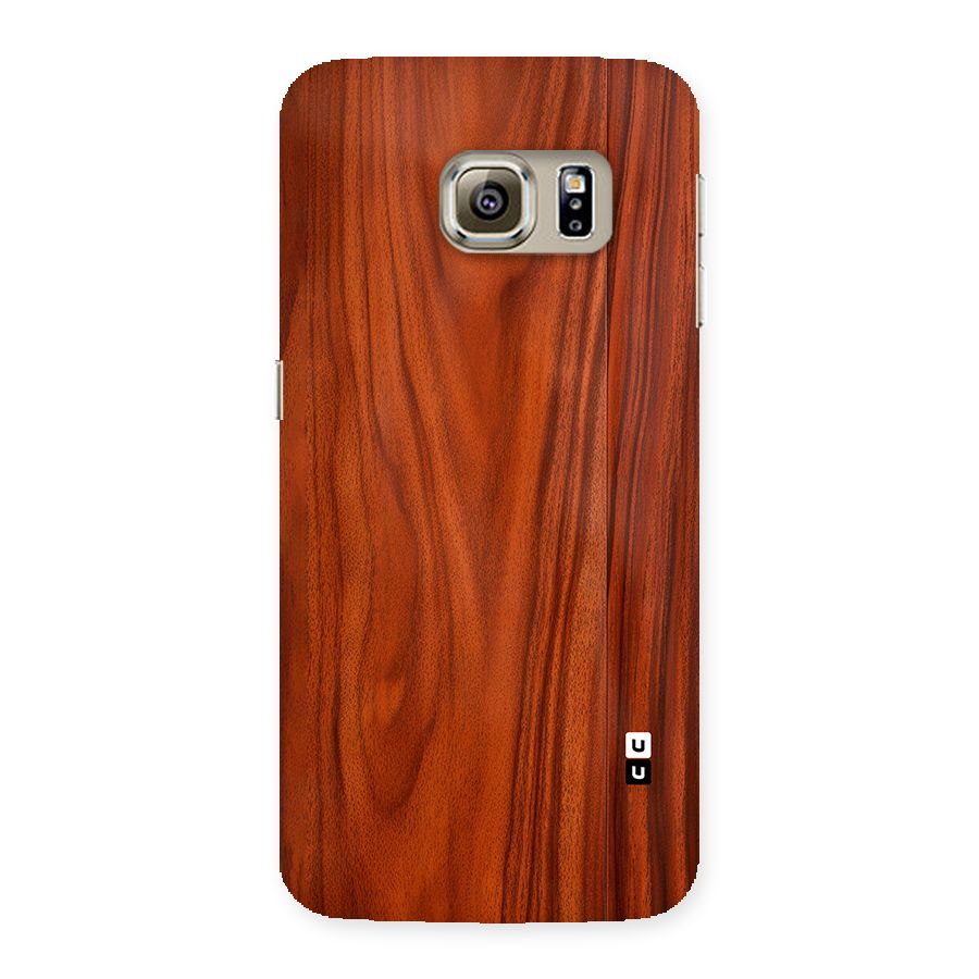 Wooden Texture Printed Back Case for Galaxy S6 edge