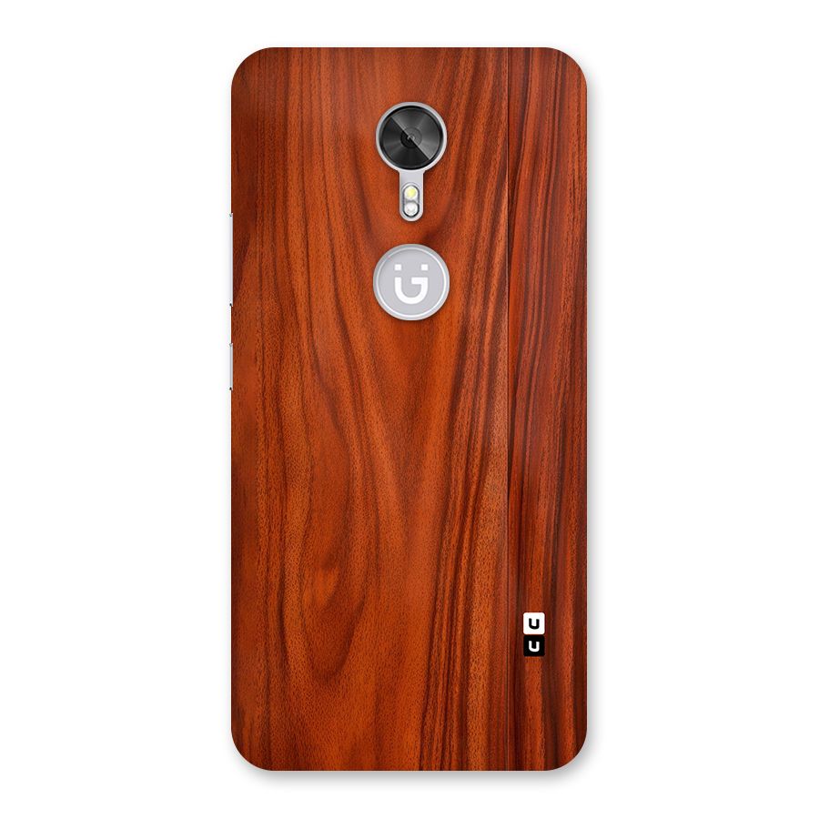 Wooden Texture Printed Back Case for Gionee A1