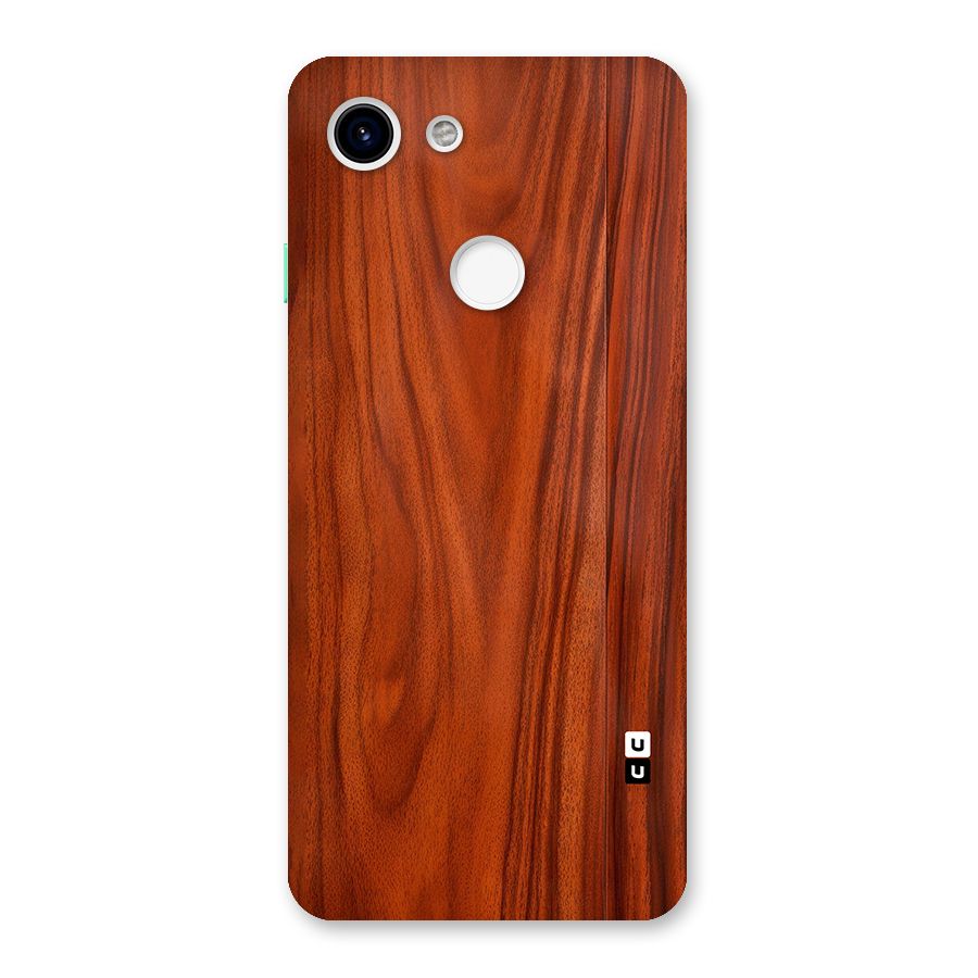 Wooden Texture Printed Back Case for Google Pixel 3