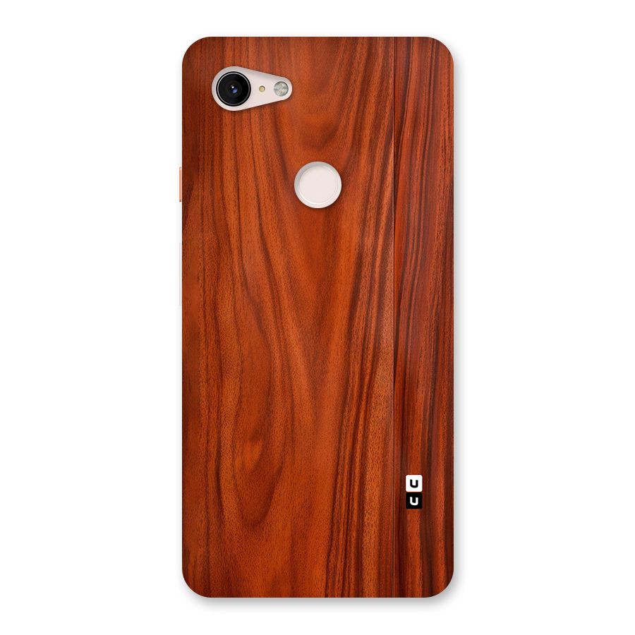 Wooden Texture Printed Back Case for Google Pixel 3 XL