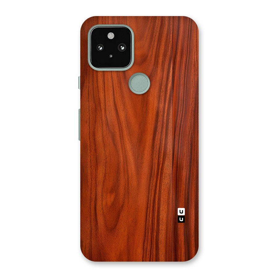 Wooden Texture Printed Back Case for Google Pixel 5