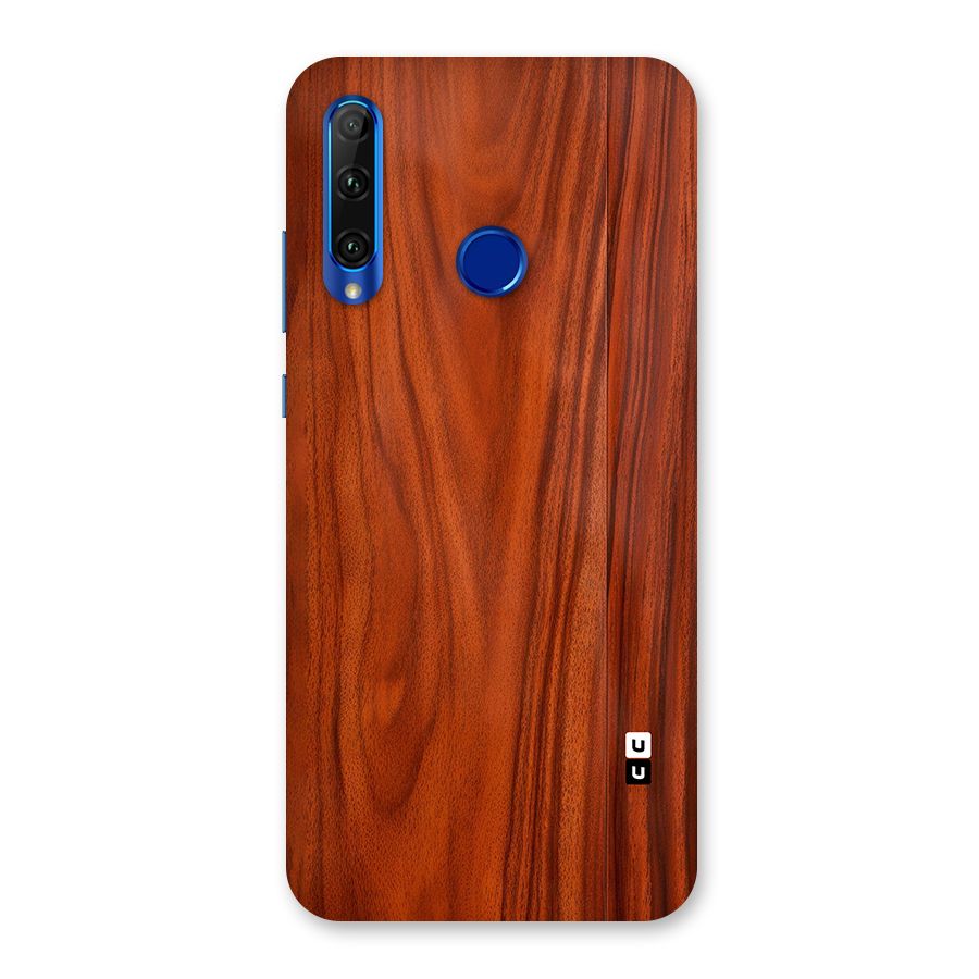 Wooden Texture Printed Back Case for Honor 20i