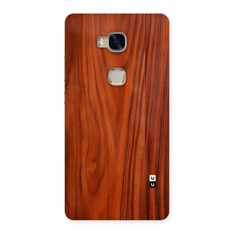 Wooden Texture Printed Back Case for Honor 5X
