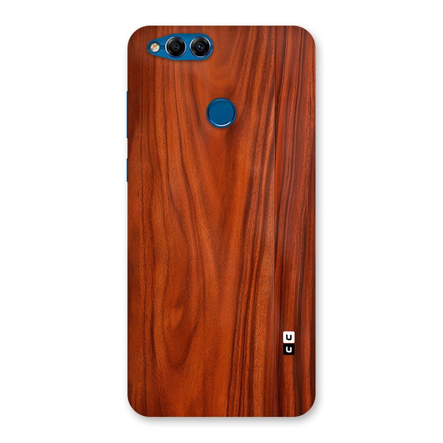 Wooden Texture Printed Back Case for Honor 7X