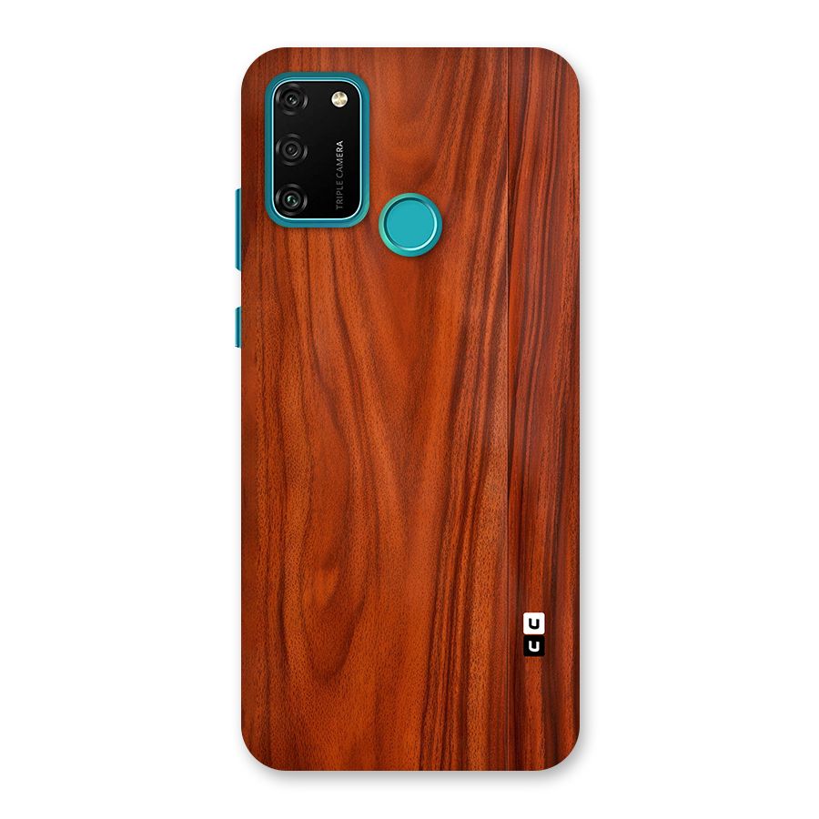Wooden Texture Printed Back Case for Honor 9A