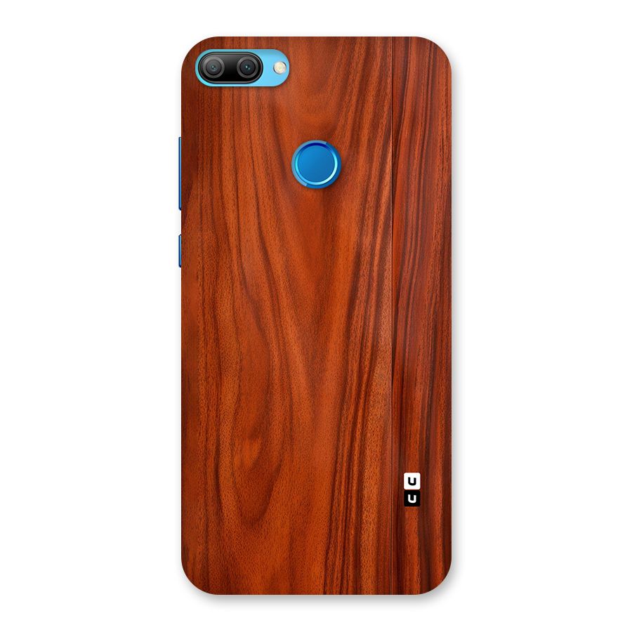 Wooden Texture Printed Back Case for Honor 9N