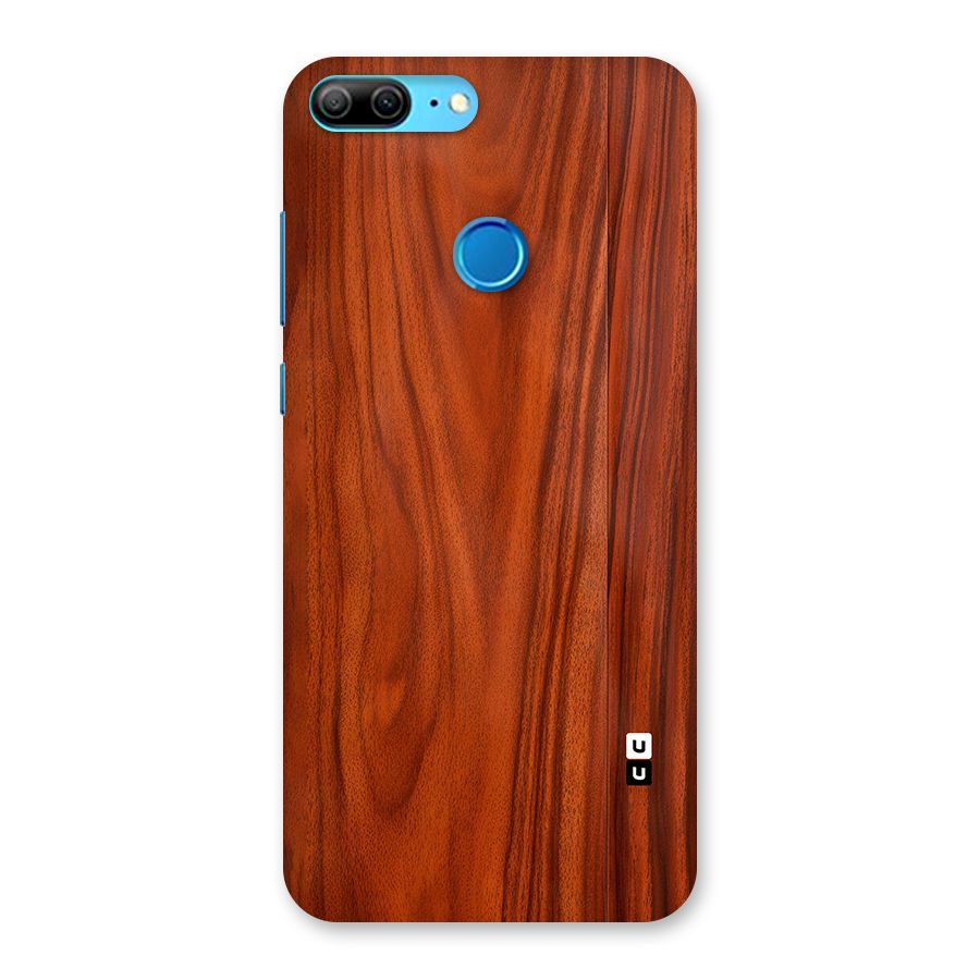 Wooden Texture Printed Back Case for Honor 9 Lite