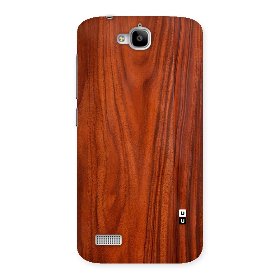 Wooden Texture Printed Back Case for Honor Holly