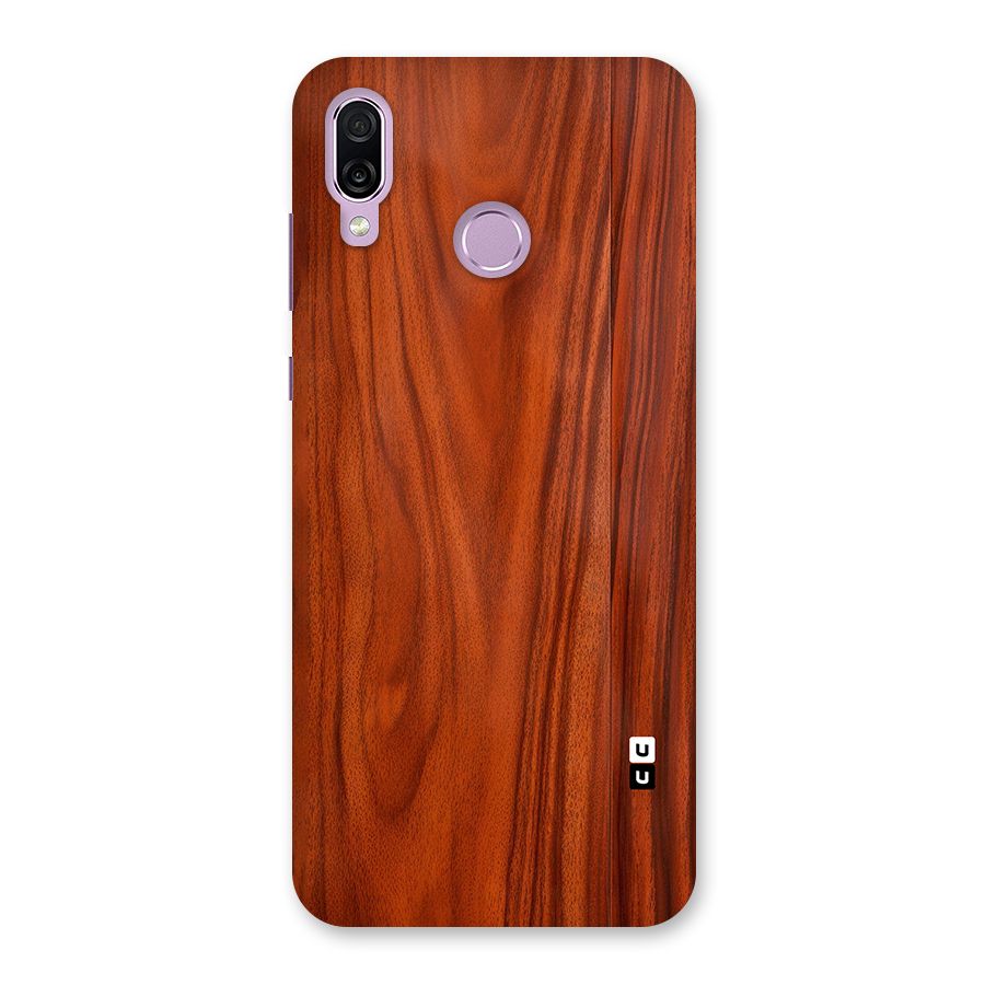Wooden Texture Printed Back Case for Honor Play