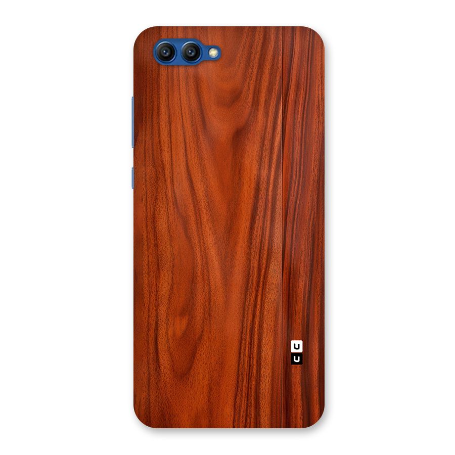 Wooden Texture Printed Back Case for Honor View 10