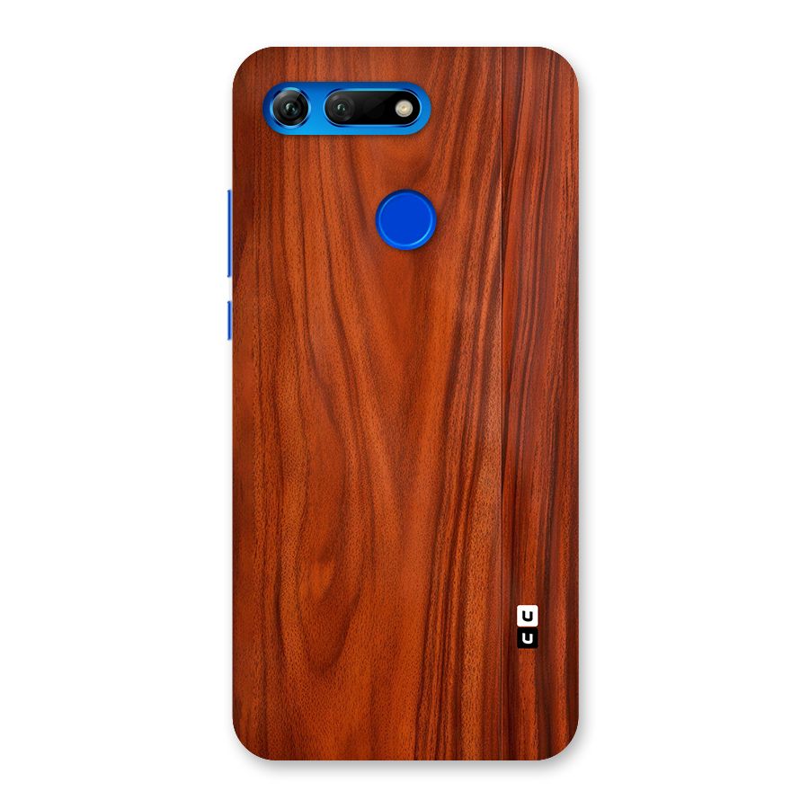 Wooden Texture Printed Back Case for Honor View 20