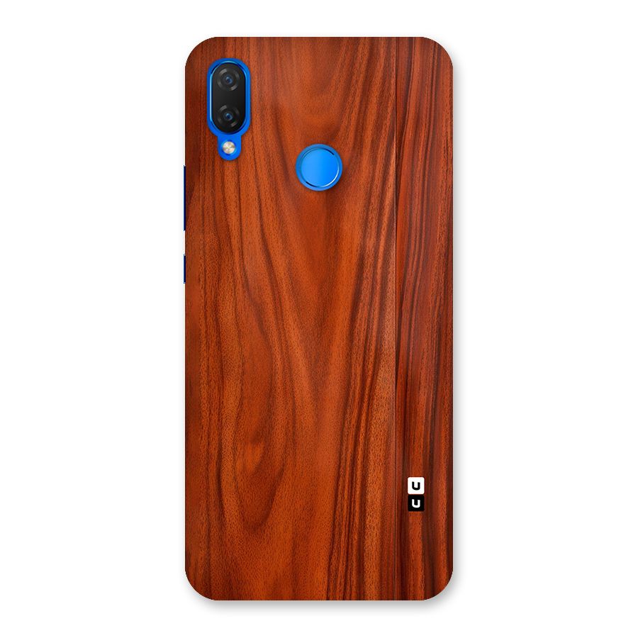 Wooden Texture Printed Back Case for Huawei P Smart+