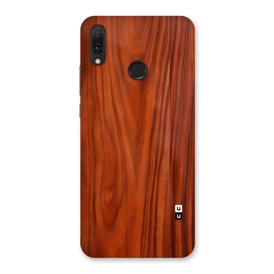 Wooden Texture Printed Back Case for Huawei Y9 (2019)