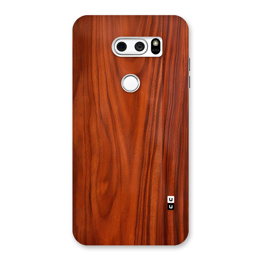Wooden Texture Printed Back Case for LG V30