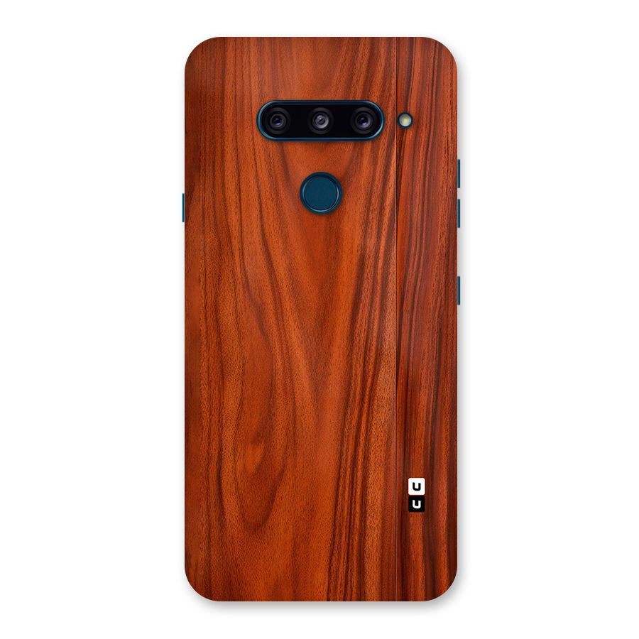 Wooden Texture Printed Back Case for LG  V40 ThinQ