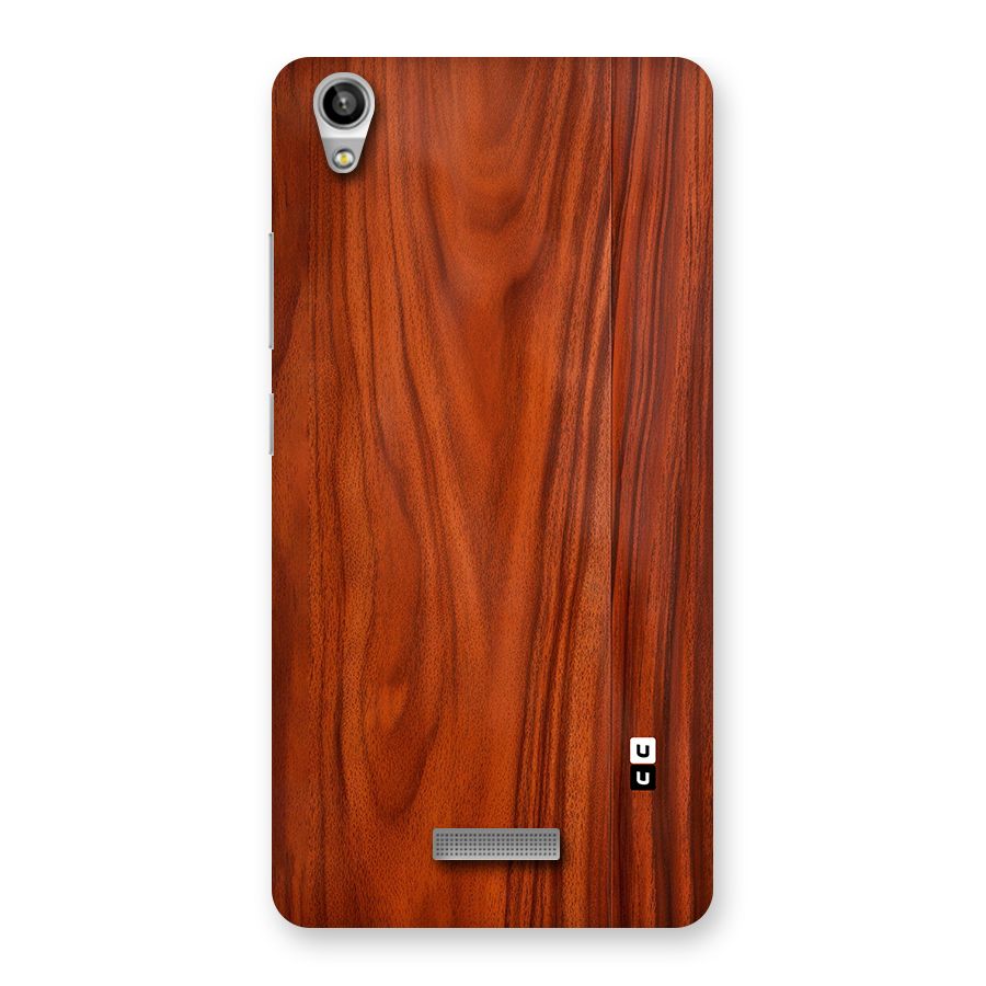 Wooden Texture Printed Back Case for Lava Pixel V1