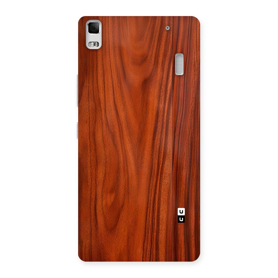 Wooden Texture Printed Back Case for Lenovo A7000