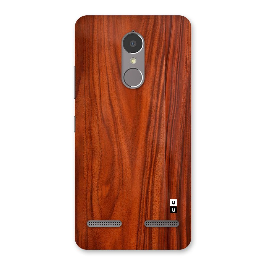 Wooden Texture Printed Back Case for Lenovo K6 Power