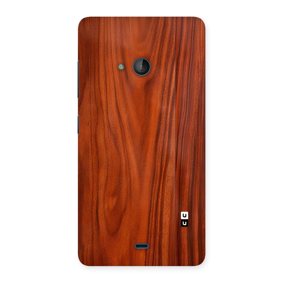 Wooden Texture Printed Back Case for Lumia 540