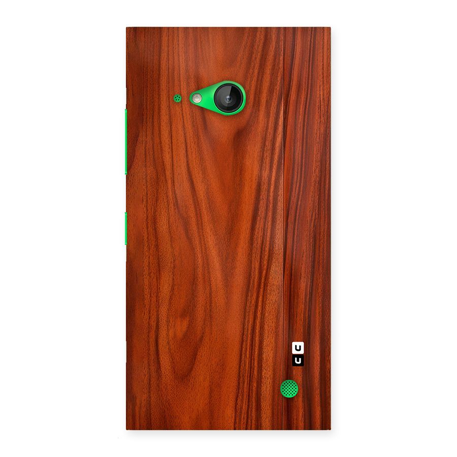 Wooden Texture Printed Back Case for Lumia 730