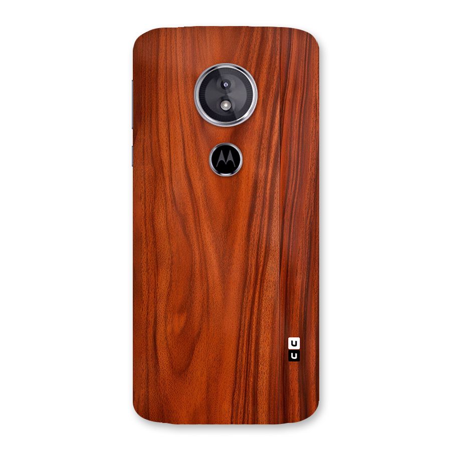 Wooden Texture Printed Back Case for Moto E5