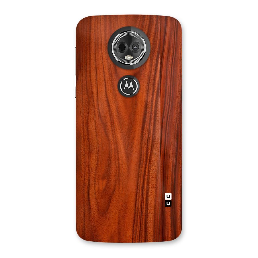 Wooden Texture Printed Back Case for Moto E5 Plus