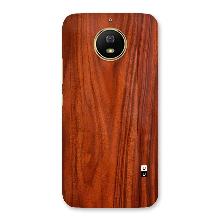 Wooden Texture Printed Back Case for Moto G5s