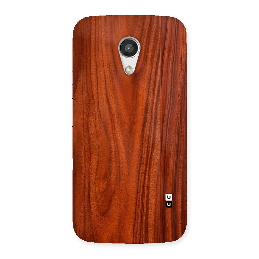 Wooden Texture Printed Back Case for Moto G 2nd Gen