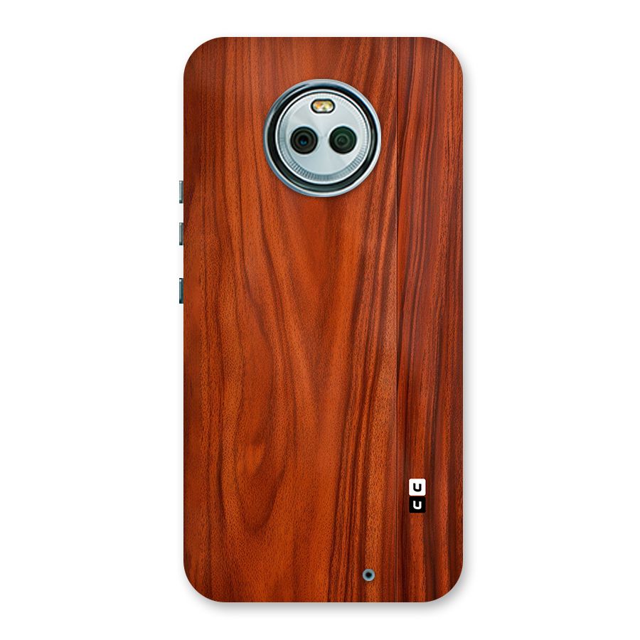 Wooden Texture Printed Back Case for Moto X4