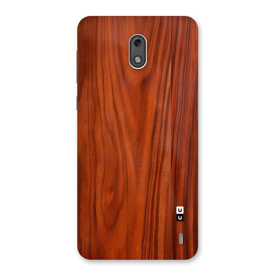 Wooden Texture Printed Back Case for Nokia 2
