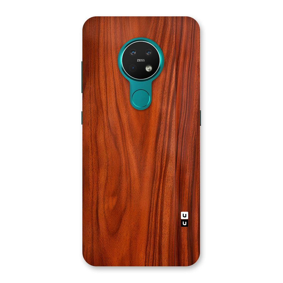 Wooden Texture Printed Back Case for Nokia 7.2