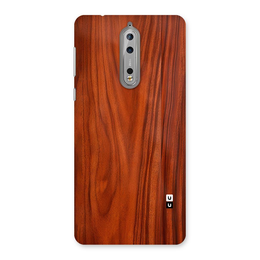 Wooden Texture Printed Back Case for Nokia 8