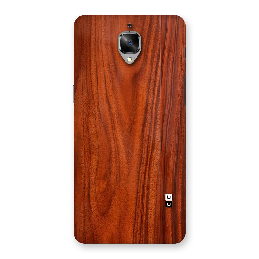 Wooden Texture Printed Back Case for OnePlus 3