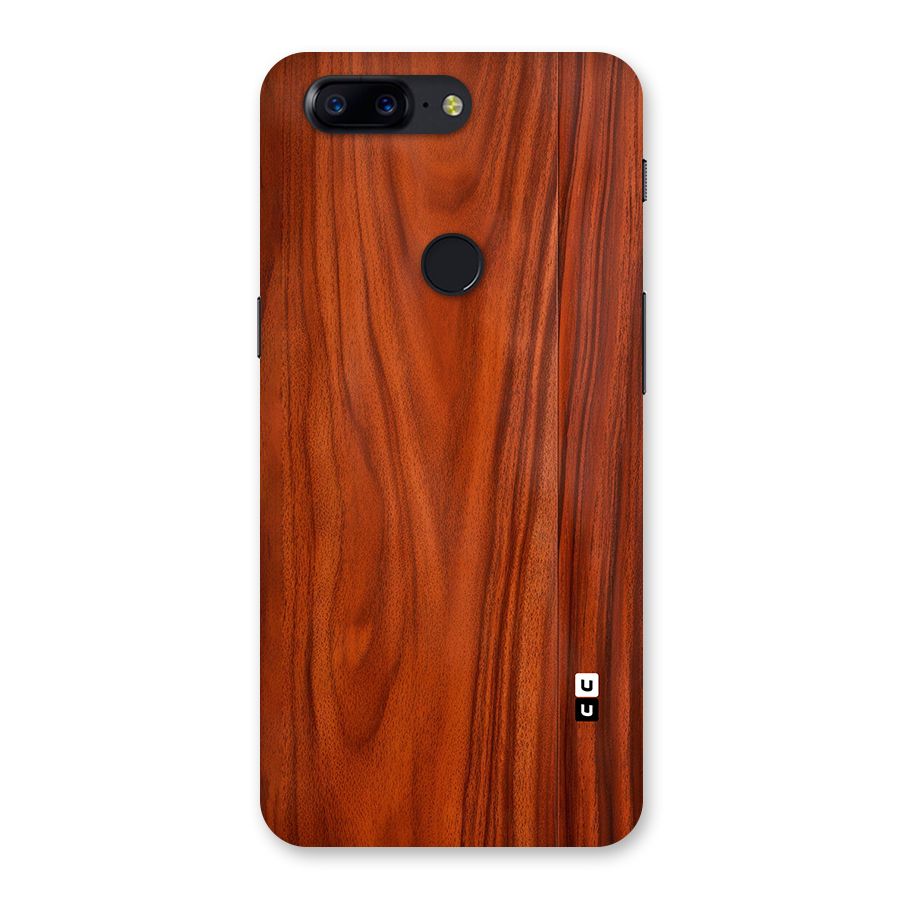 Wooden Texture Printed Back Case for OnePlus 5T
