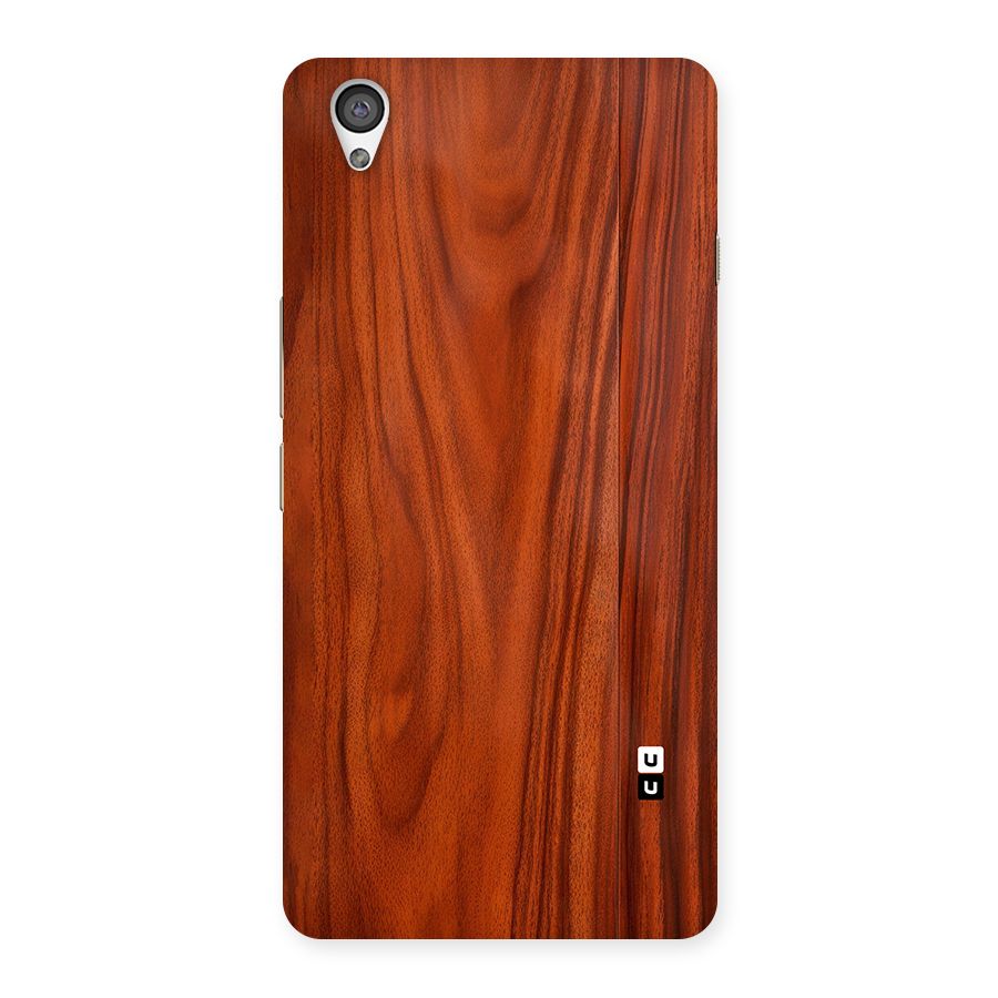 Wooden Texture Printed Back Case for OnePlus X