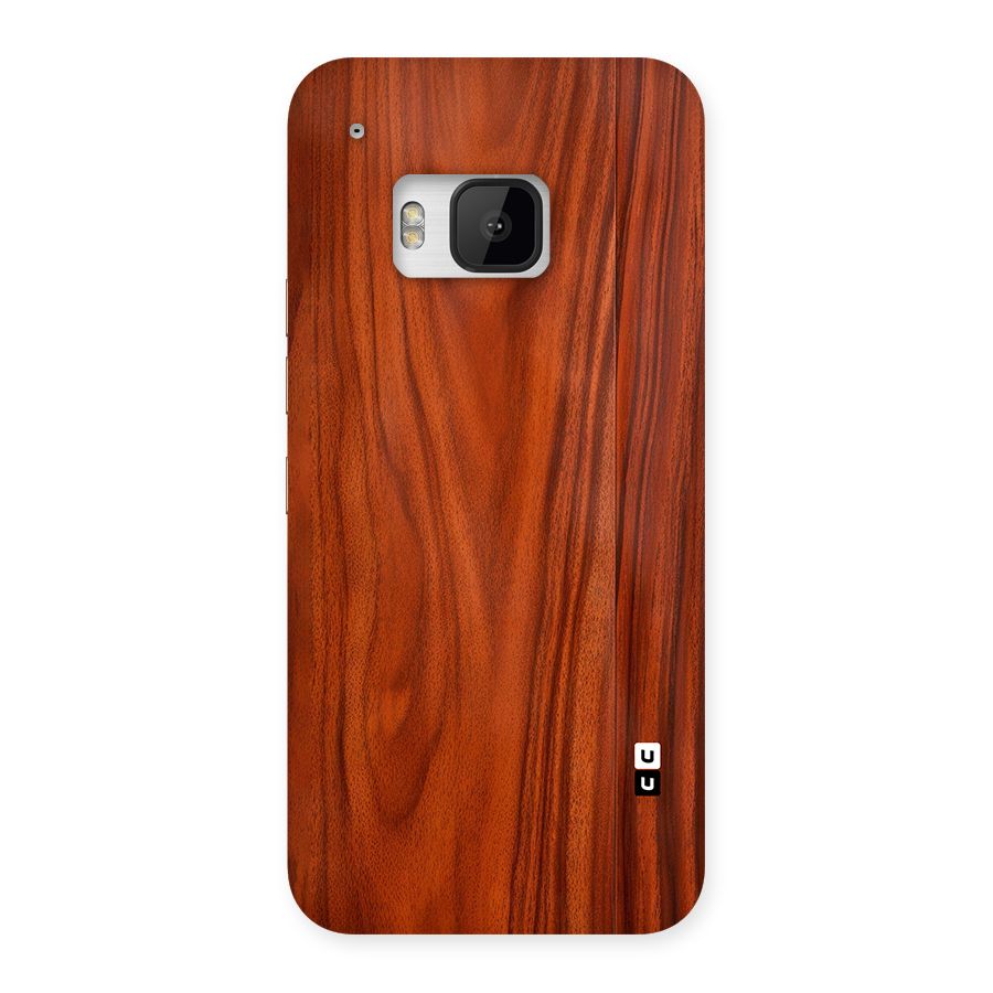 Wooden Texture Printed Back Case for One M9