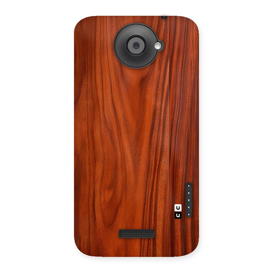 Wooden Texture Printed Back Case for One X