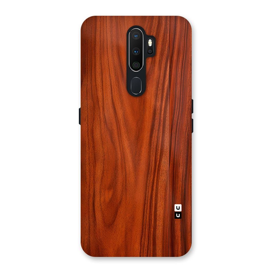 Wooden Texture Printed Back Case for Oppo A5 (2020)
