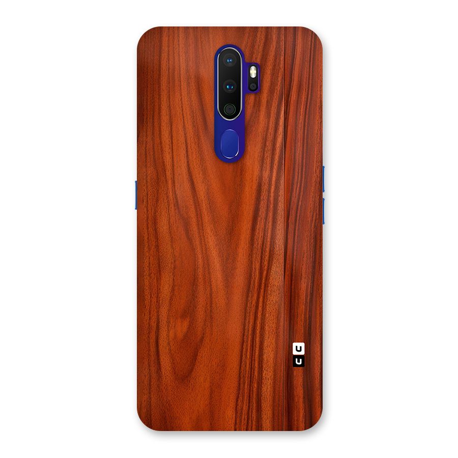 Wooden Texture Printed Back Case for Oppo A9 (2020)