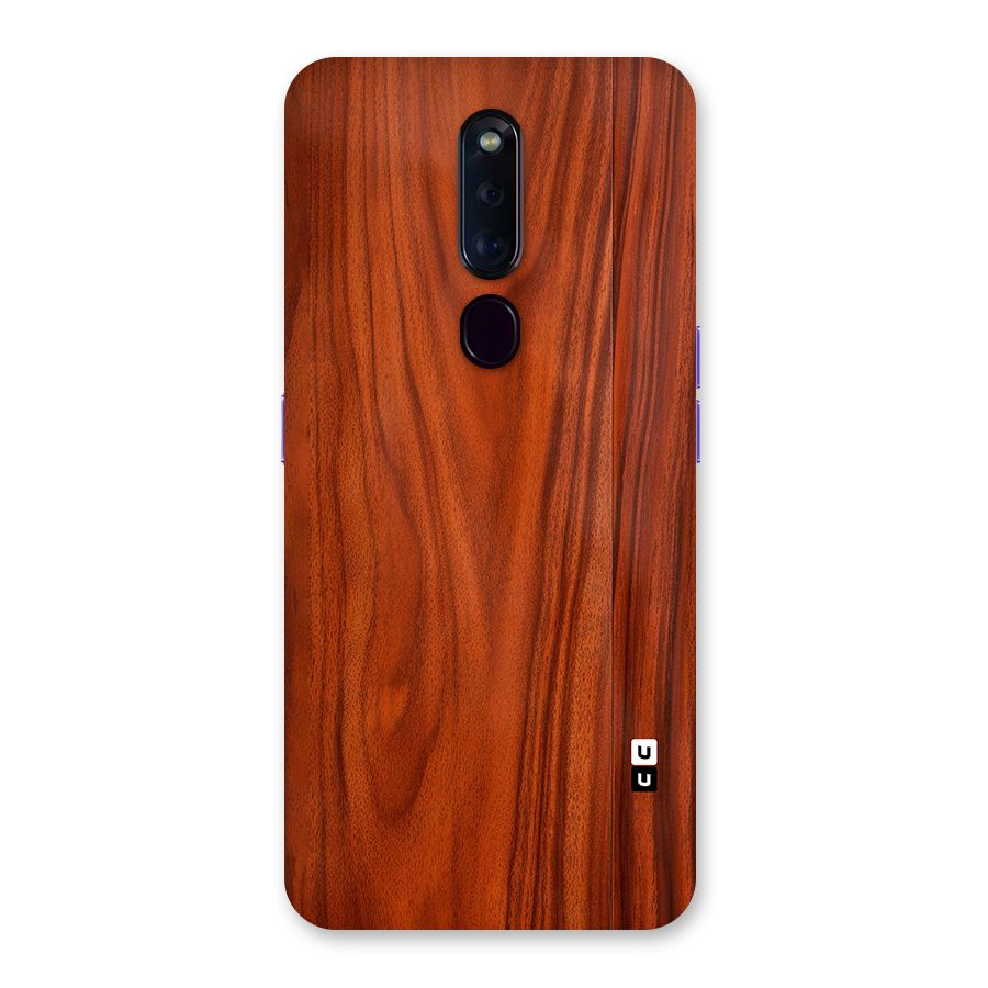 Wooden Texture Printed Back Case for Oppo F11 Pro