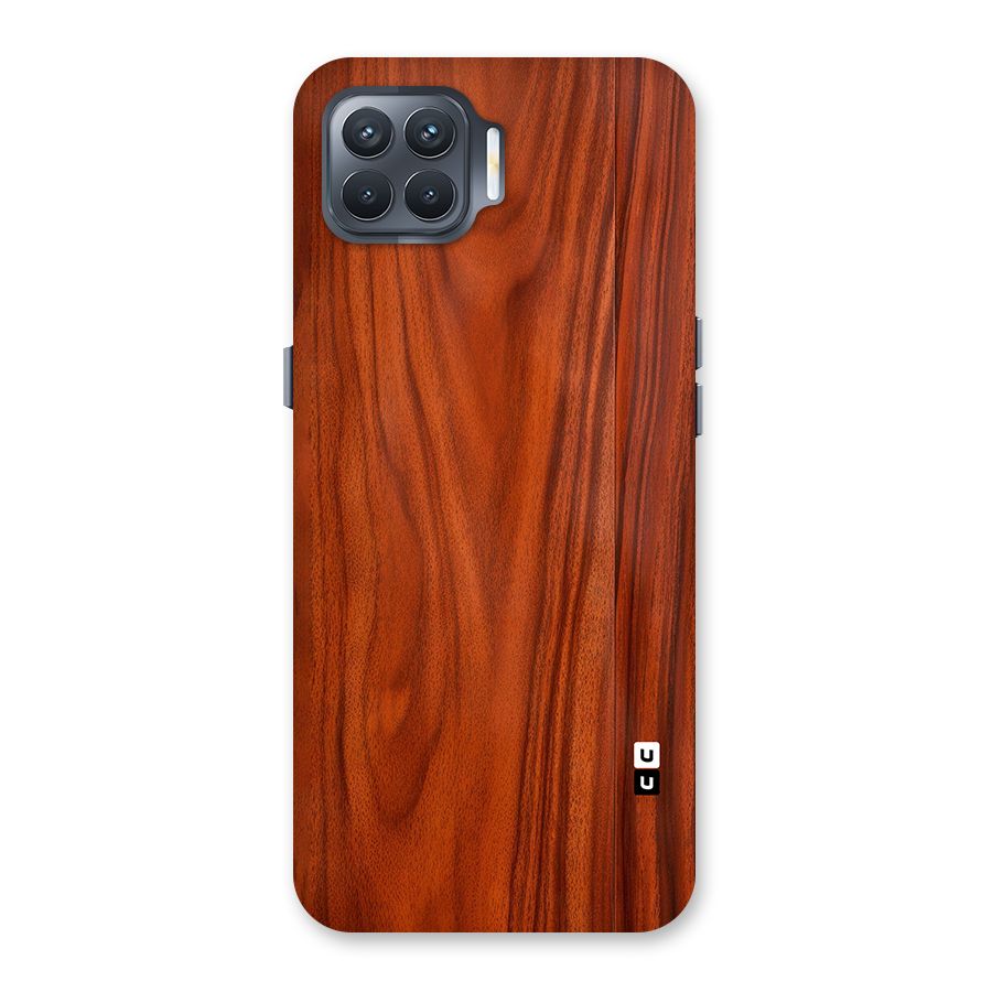 Wooden Texture Printed Back Case for Oppo F17 Pro