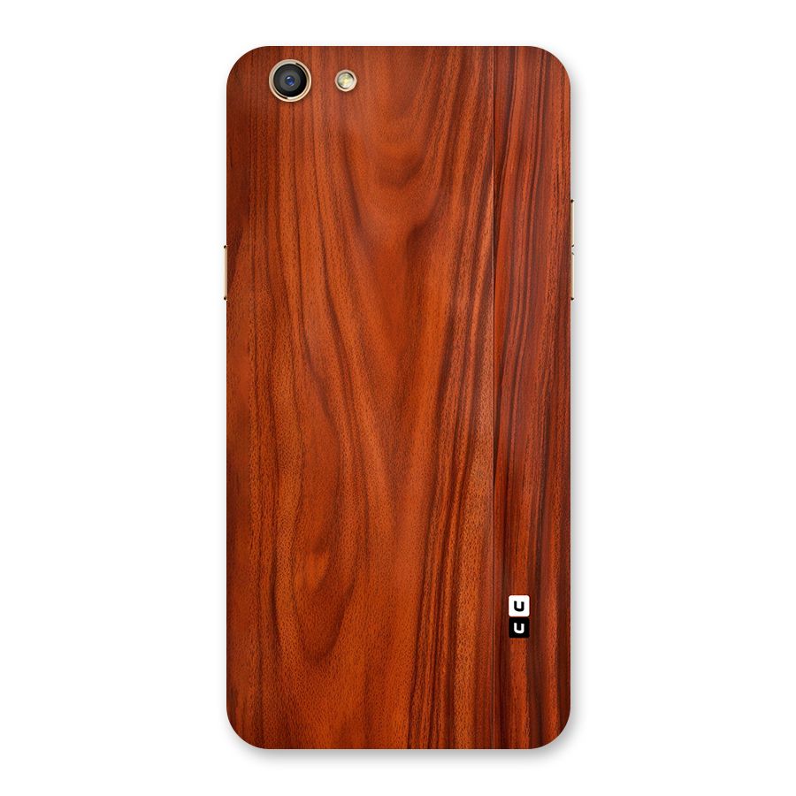 Wooden Texture Printed Back Case for Oppo F3