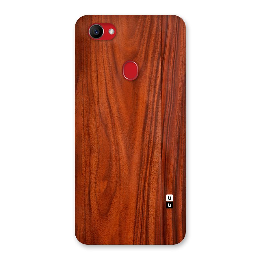 Wooden Texture Printed Back Case for Oppo F7